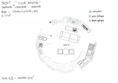 Maison - 40 m² - 2 pièces