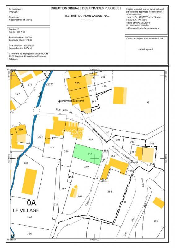 Terrain constructible - 576 m²