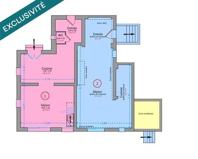 Maison - 100 m² - 4 pièces