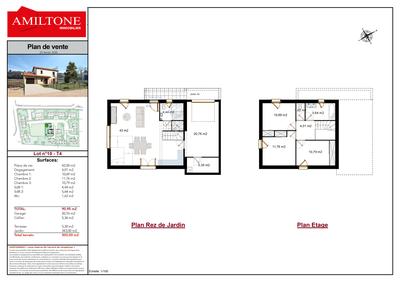 Maison - 91 m² - 4 pièces