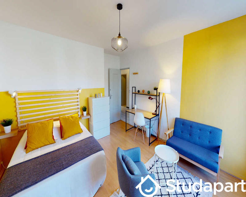 Chambre - 40 m² - 1 pièce