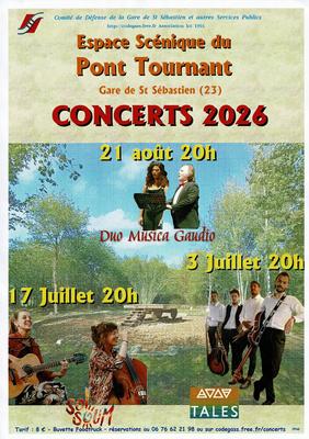 Concert Espace Scénique du Pont Tournant de St Sébastien