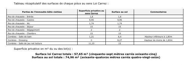 Maison - 58 m² - 3 pièces