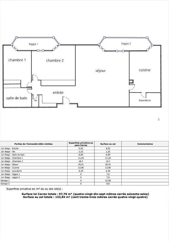 Appartement - 98 m² - 4 pièces