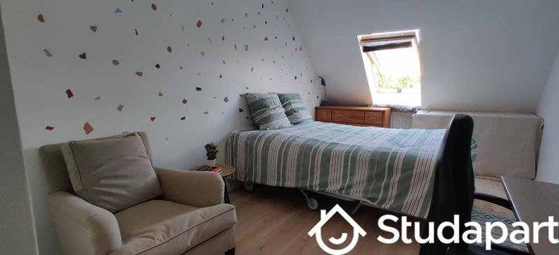 Chambre - 12 m² - 1 pièce