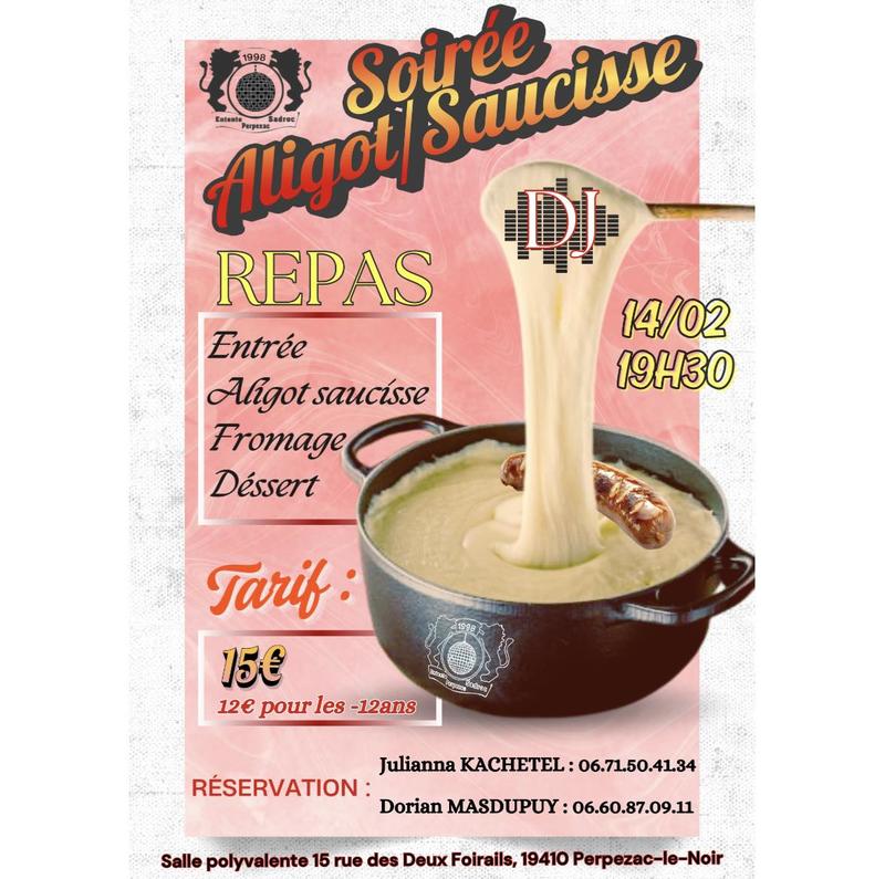 Repas Aligot Saucisse