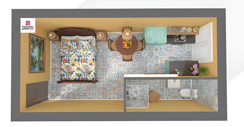 Appartement - 20 m² - 1 pièce