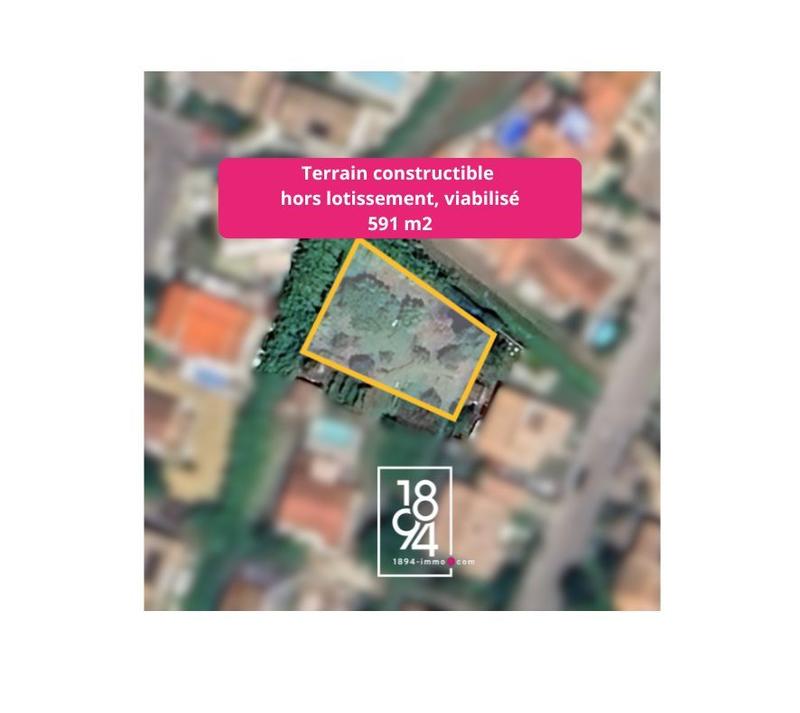 Terrain constructible - 591 m²