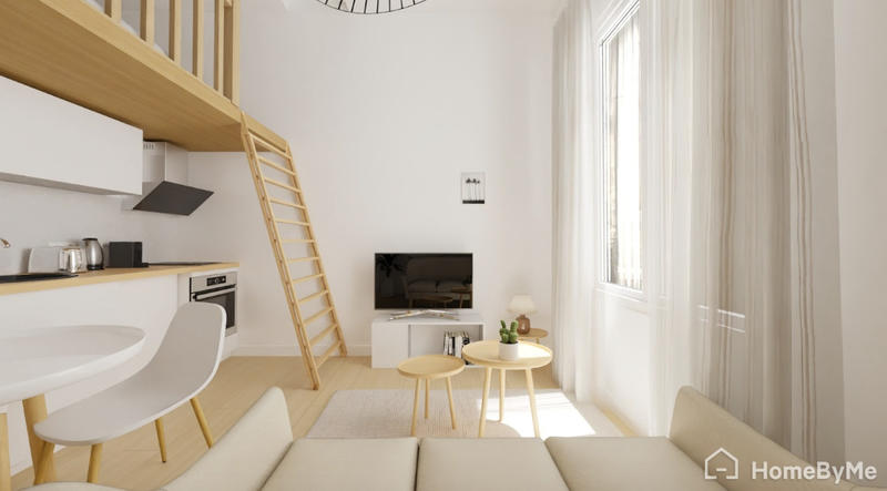 Appartement ancien - 18 m² - 1 pièce