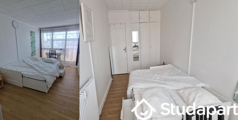 Chambre - 9 m² - 1 pièce