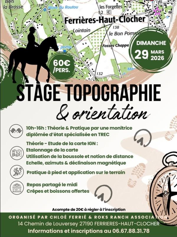 Stage de topographie et d'orientation, 29.03.2026