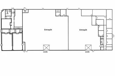 Local commercial - 1 990 m²