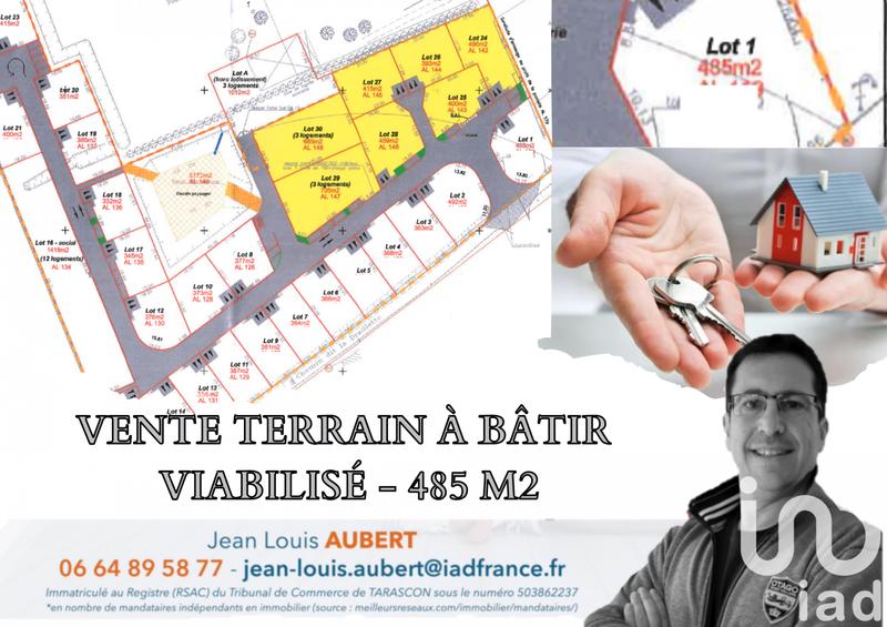 Terrain - 485 m²