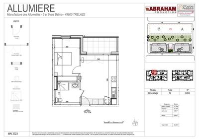 Appartement - 40 m² - 2 pièces