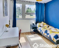 Chambre - 11 m² - 1 pièce