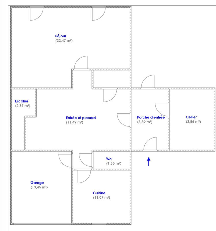 Maison - 105 m² - 6 pièces