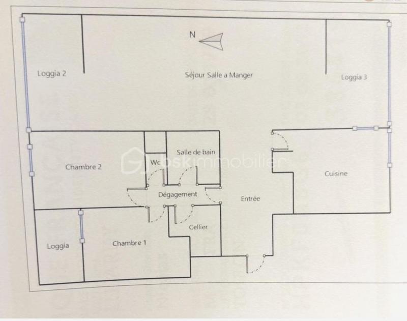 Appartement - 83 m² - 4 pièces