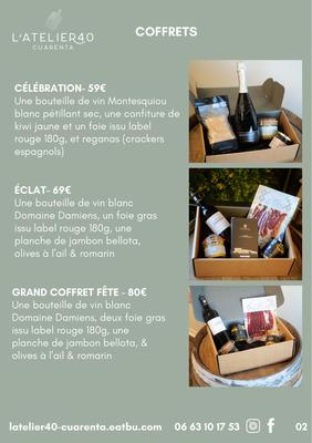 L'atelier 40- Cuarenta installera son corner éphémère chez les gourmandises de Nicolas