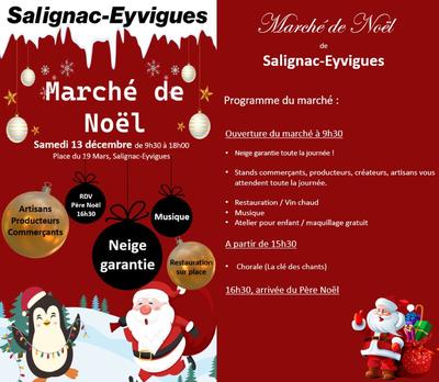 Marché de Noël Salignac-Eyvigues