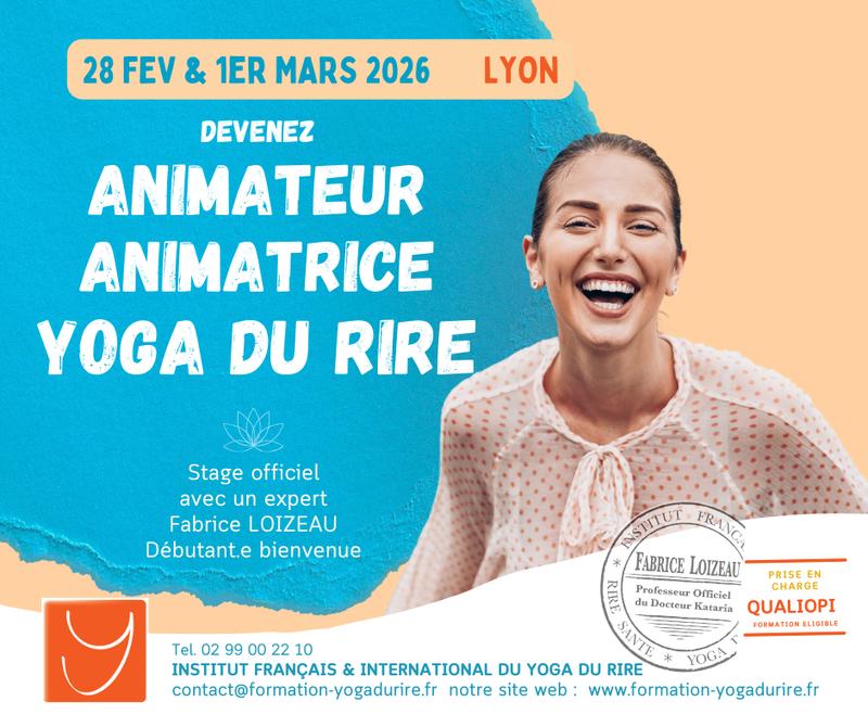 Animateur Yoga du Rire à Lyon