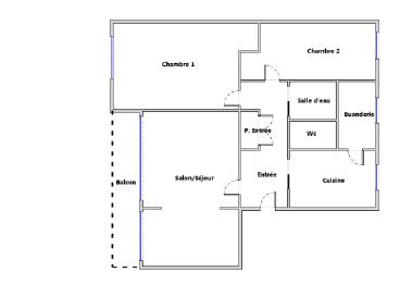 Appartement - 86 m² - 3 pièces