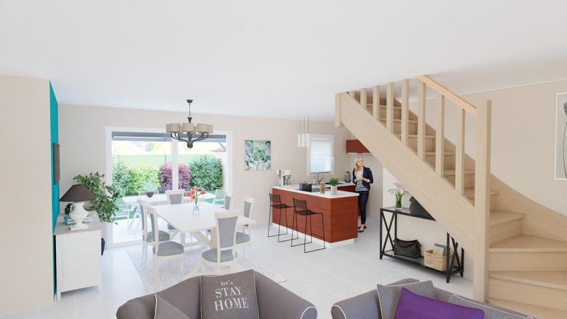 Maison - 96 m² - 5 pièces