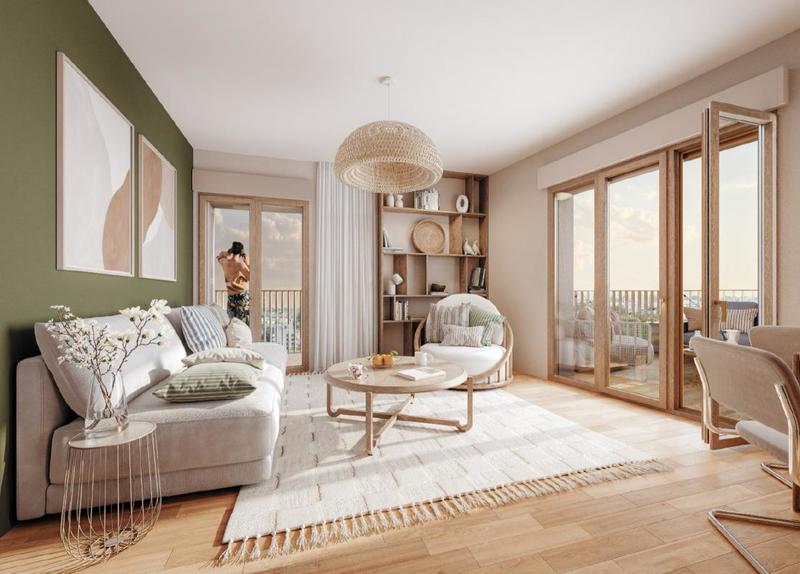 Appartement - 61 m² - 3 pièces