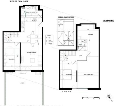 Appartement - 93 m² - 3 pièces