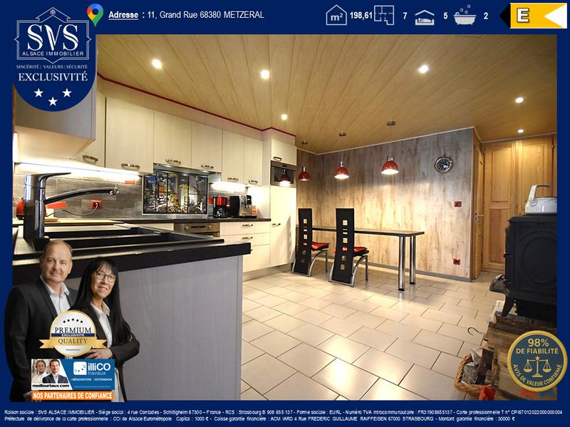 Maison - 199 m² - 7 pièces