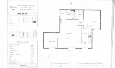 Appartement - 55 m² - 3 pièces