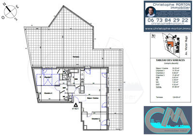Appartement - 81 m² - 4 pièces