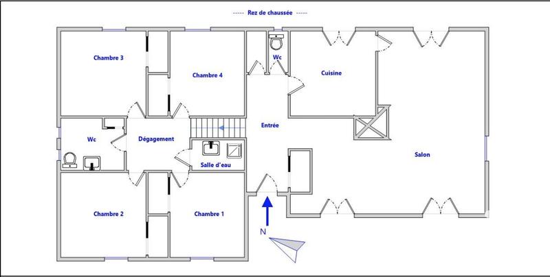 Maison - 124 m² - 5 pièces