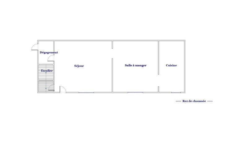 Maison de ville - 89 m² - 5 pièces