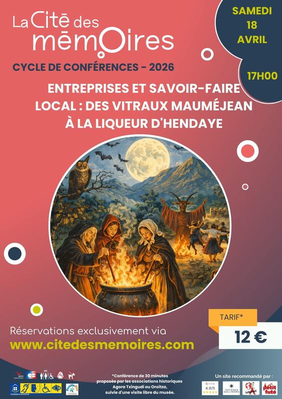 Conférence "Entreprises et savoir-faire local : des vitraux Mauméjean à la liqueur d'Hendaye"