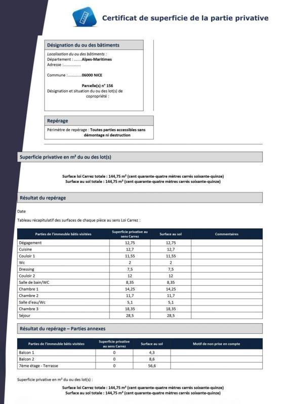 Appartement - 144 m² - 4 pièces