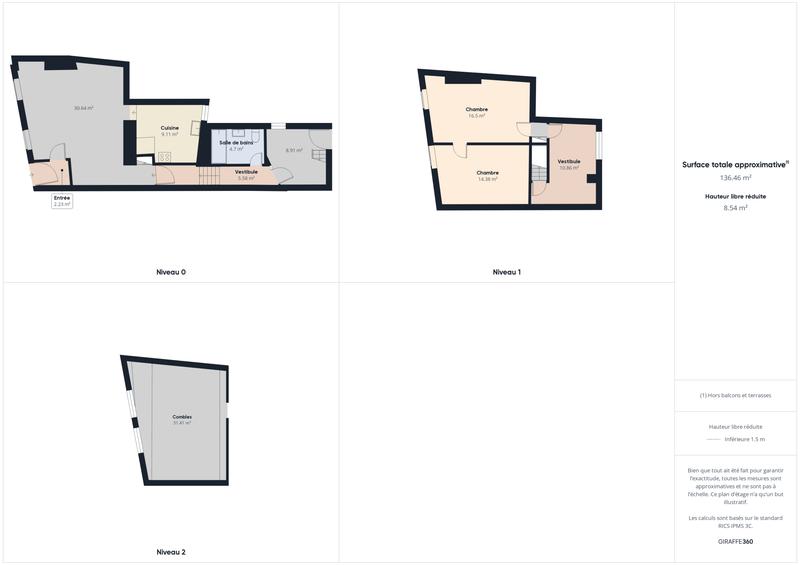 Maison - 94 m² - 4 pièces