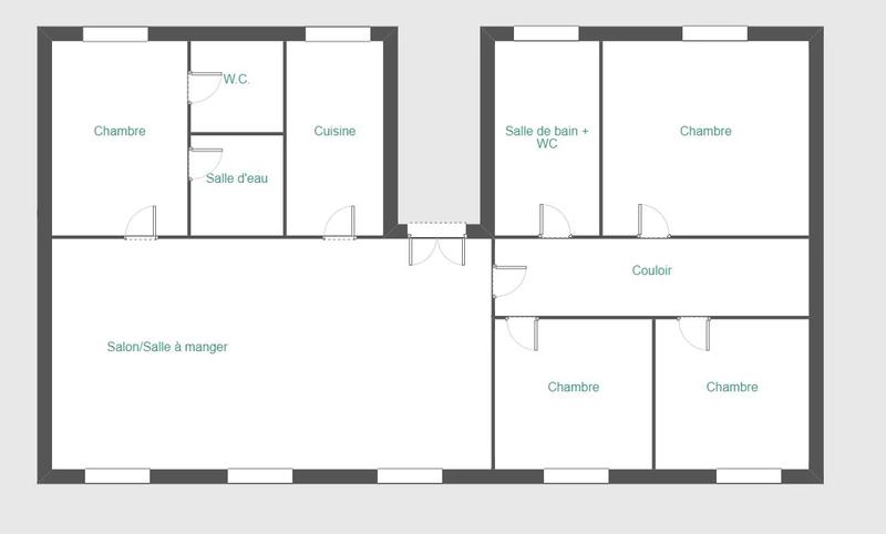 Appartement - 128 m² - 6 pièces