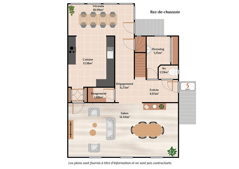 Maison - 138 m² - 5 pièces