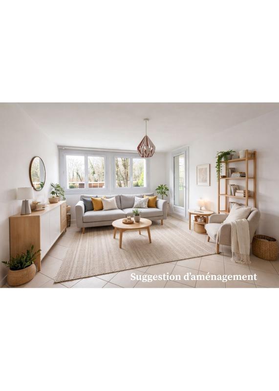 Appartement - 61 m² - 3 pièces