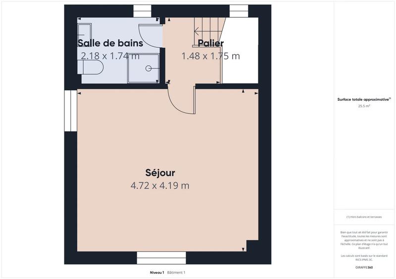 Maison de ville - 100 m² - 4 pièces