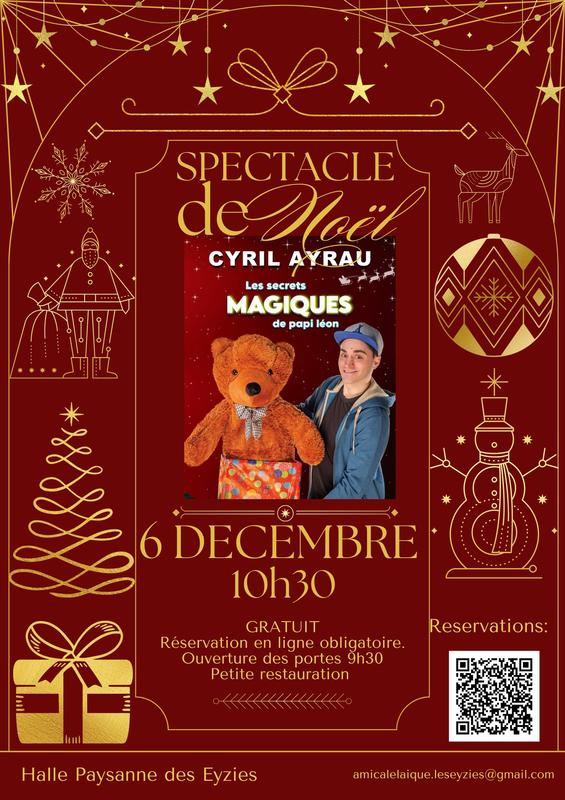 Spectacle de Noël - les secrets magiques de papi Léon