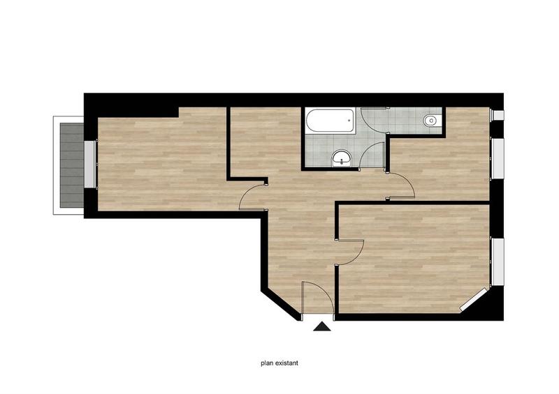 Appartement - 50 m² - 3 pièces