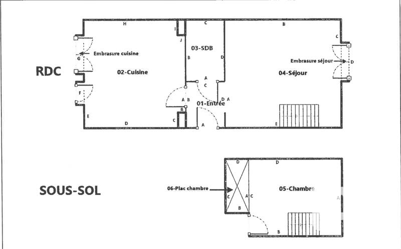 Appartement - 51 m² - 2 pièces