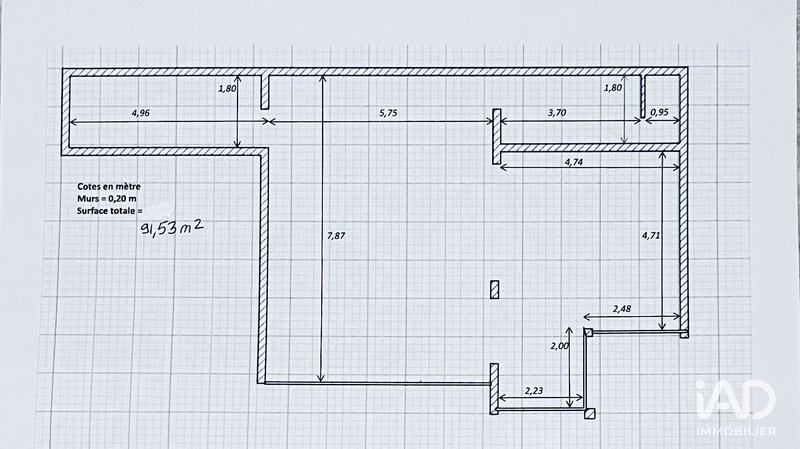 Local commercial - 91 m²