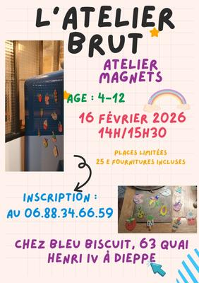 Atelier - Magnets pour enfant