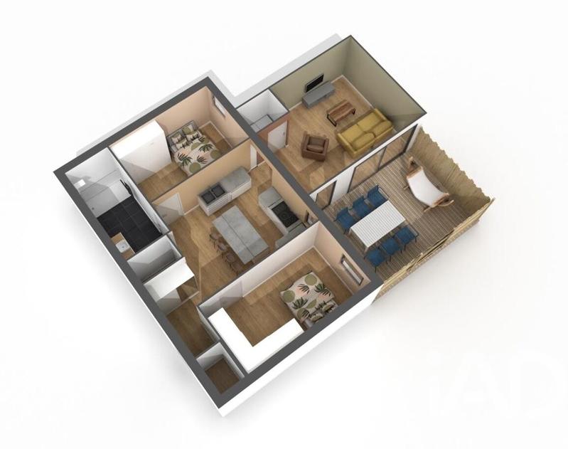 Appartement - 72 m² - 3 pièces