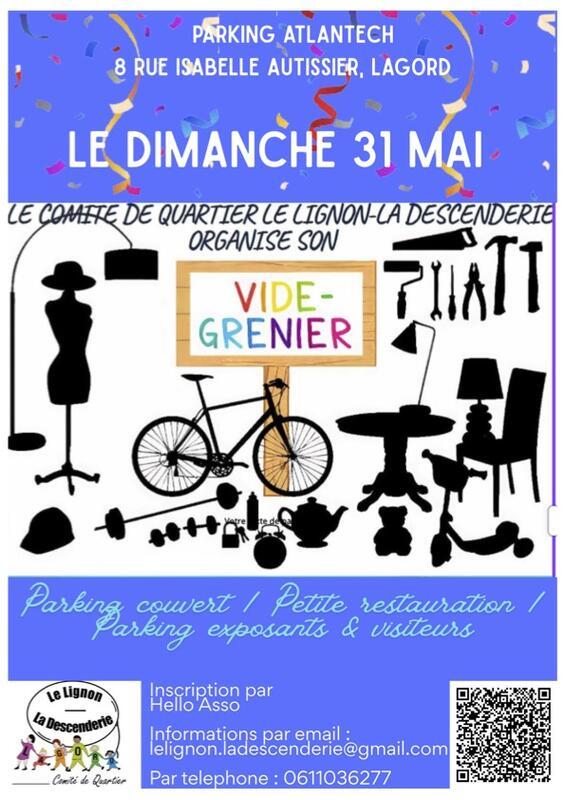 Vide grenier du comité de quartier le lignon la descenderie