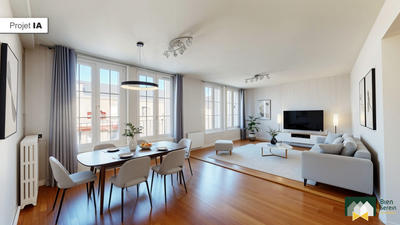 Appartement - 80 m² - 3 pièces