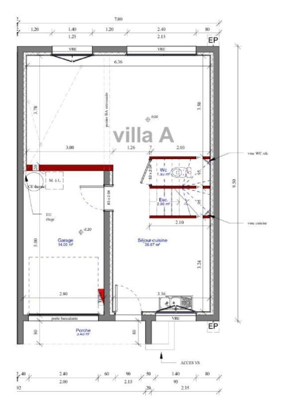 Maison - 91 m² - 4 pièces