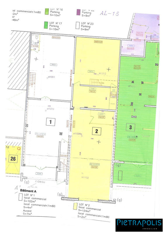 Local commercial - 270 m² - 4 pièces